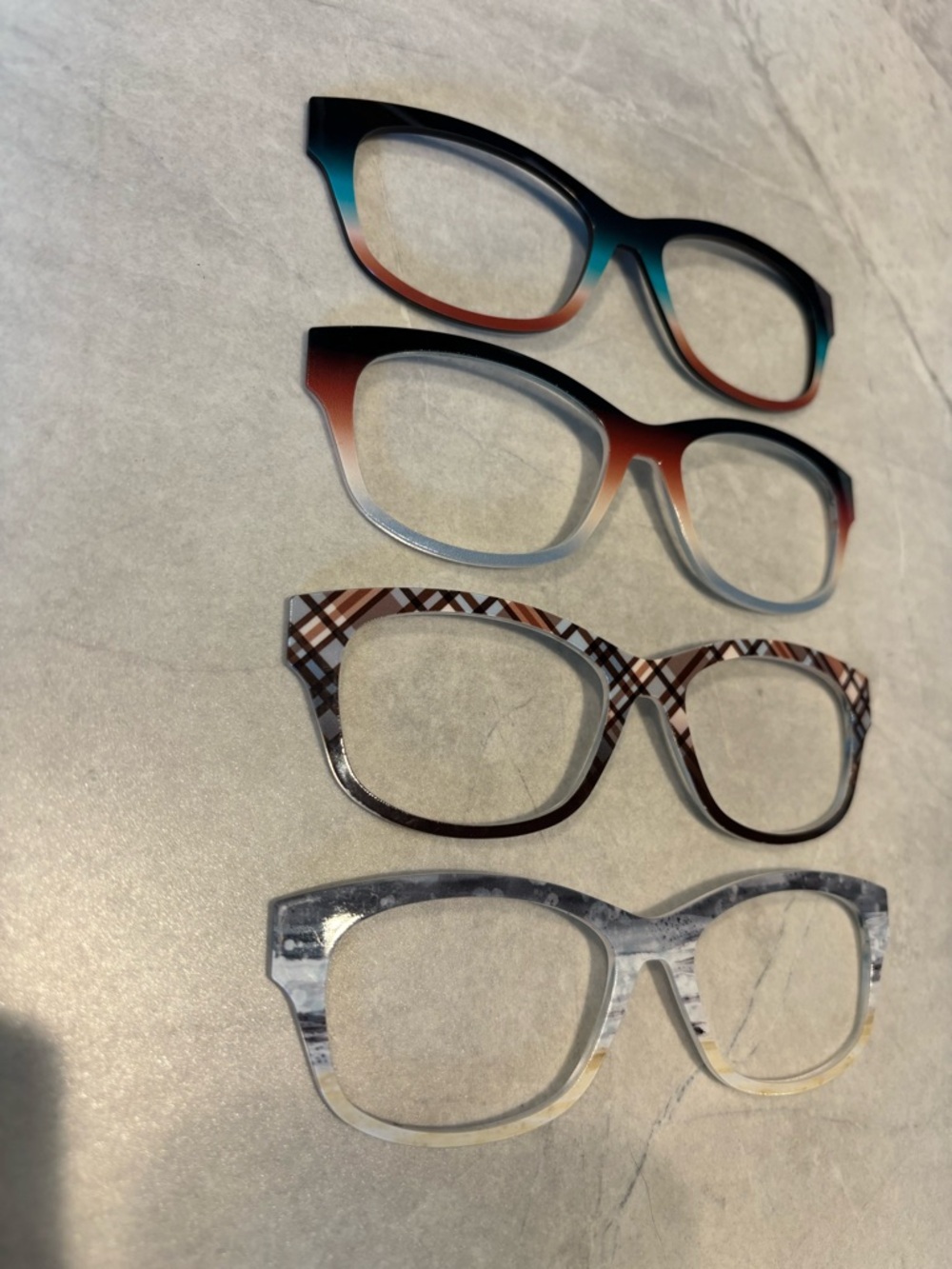 PAIR Top Frames for Addison - Rusts, blues & greys - Picture 2 of 4